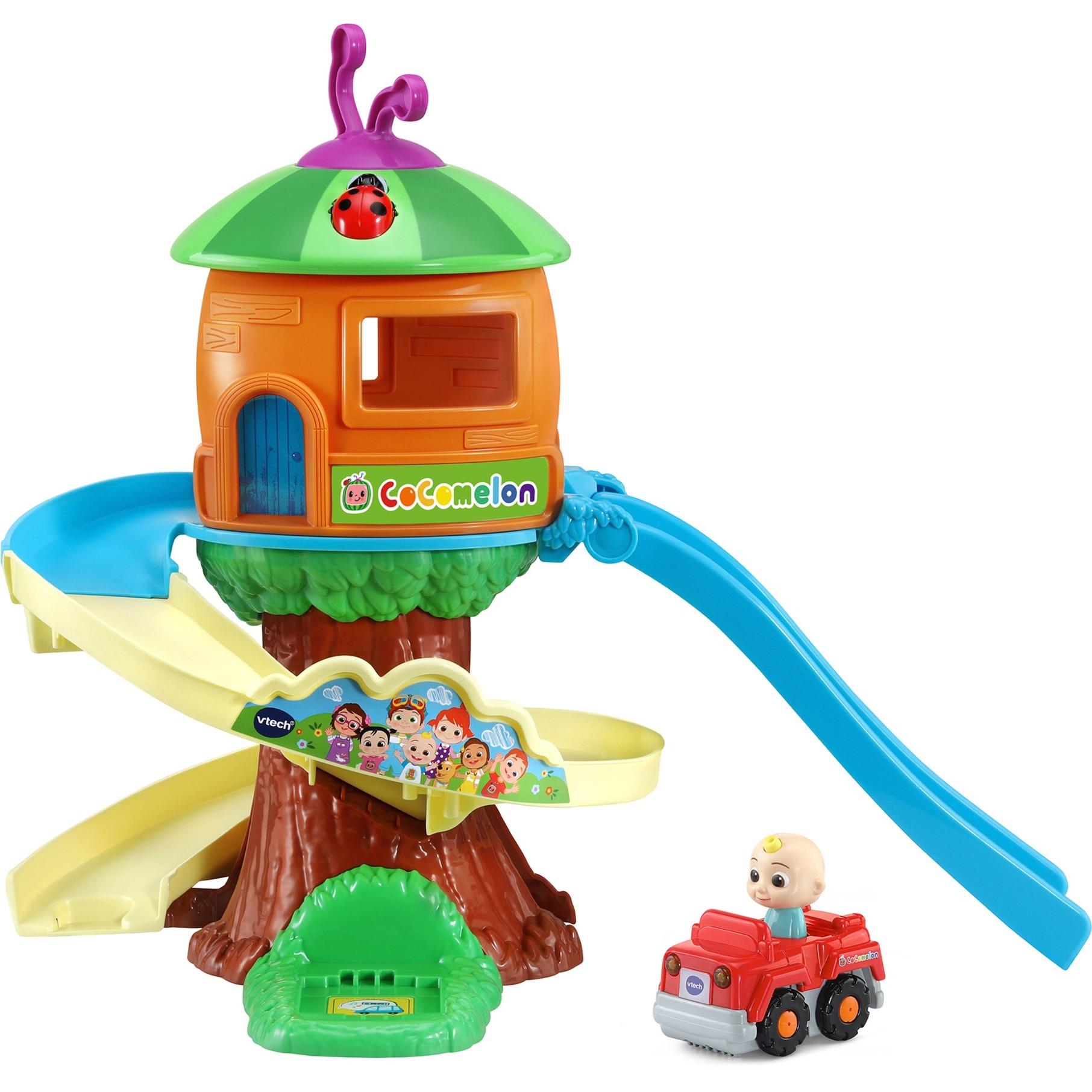 Vtech Tut Tut Baby Flitzer - CoComelon JJs Baumhaus Schienenset