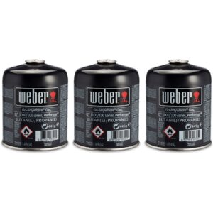 Weber Gas-Kartusche 3er-Pack 17669 für Q 100/1000 und GO-ANYWHERE