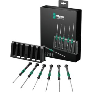 Wera 2035/6 B Elektronik-Schraubendrehersatz + Rack