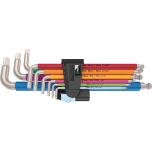 Wera 3950/9 Hex-Plus Multicolour Imperial Stainless 1 Winkelschlüsselsatz