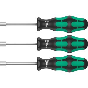 Wera 395 HO/3 Sanitär Steckschlüssel-Schraubendrehersatz