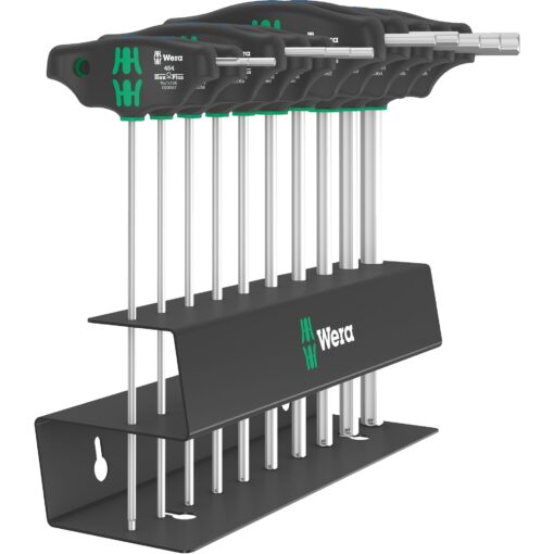 Wera 454/10 HF Set Imperial 2 Quergriff-Schraubendreher + Rack