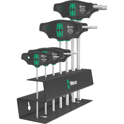 Wera 454/7 HF Set 2 Quergriff-Schraubendreher + Rack