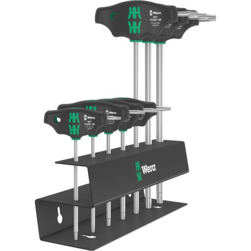 Wera 467/7 TORX HF Set 2 Quergriff-Schraubendreher + Rack
