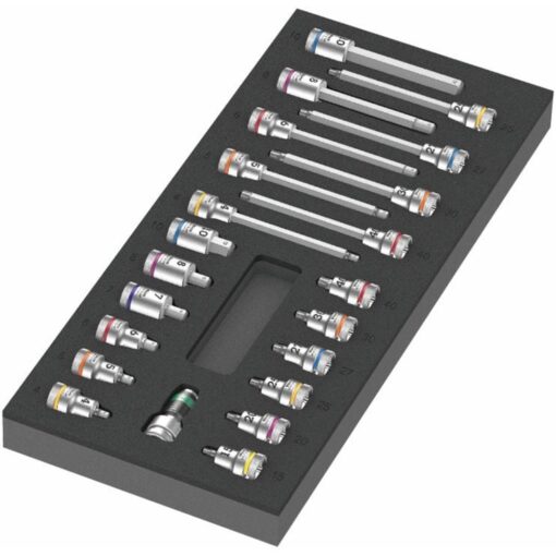 Wera 9723 Schaumstoffeinlage Zyklop B 3/8" Bitnuss-Set 1