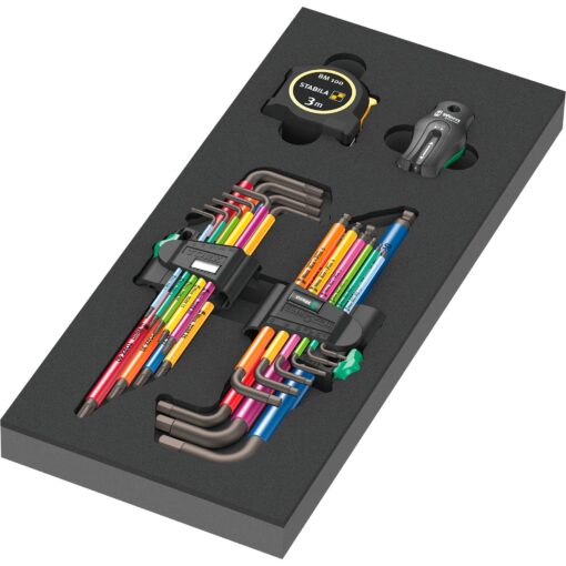 Wera 9740 Schaumstoffeinlage Winkelschlüssel-Set 1