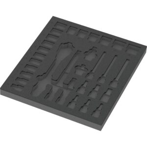 Wera 9822 Schaumstoffeinlage für 8000 C Zyklop Knarre 1/2" Set 1
