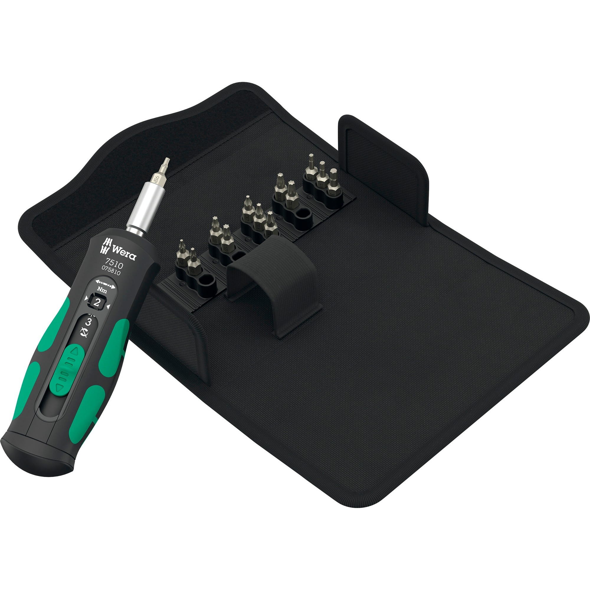 Wera Drehmoment-Schraubendreher 7510/14 Safe-Torque Speed Werkzeug-Set für Hartmetall-Wendeschneidplatten