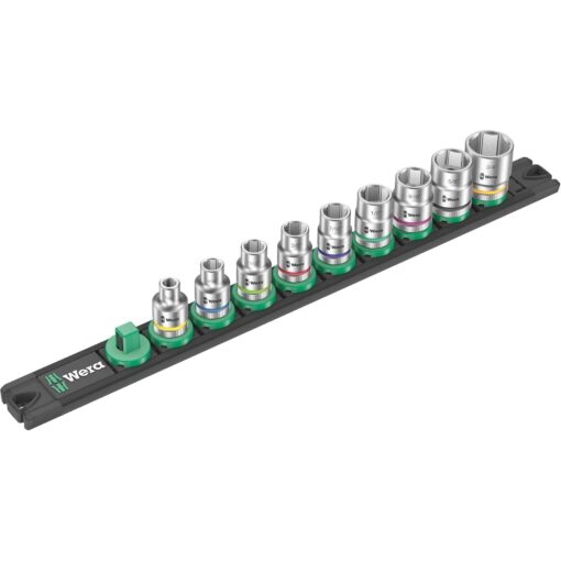 Wera Nuss-Magnetleiste B Imperial 1 Steckschlüsseleinsatz-Satz 3/8"