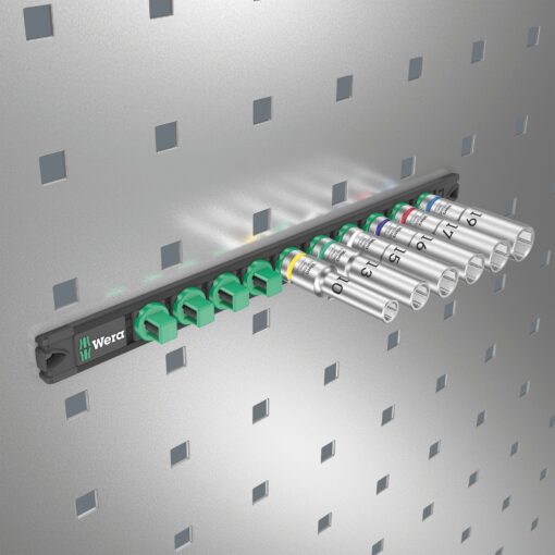 Wera Nuss-Magnetleiste C Deep 1 Steckschlüsseleinsatz-Satz 1/2"