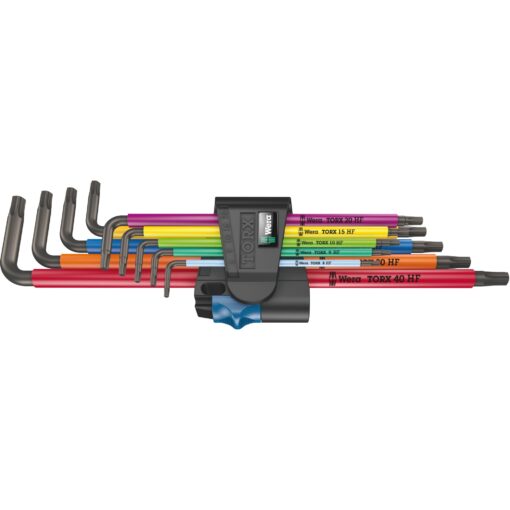 Wera Winkelschlüssel-Satz 967/9 TX XL Multicolour HF 1