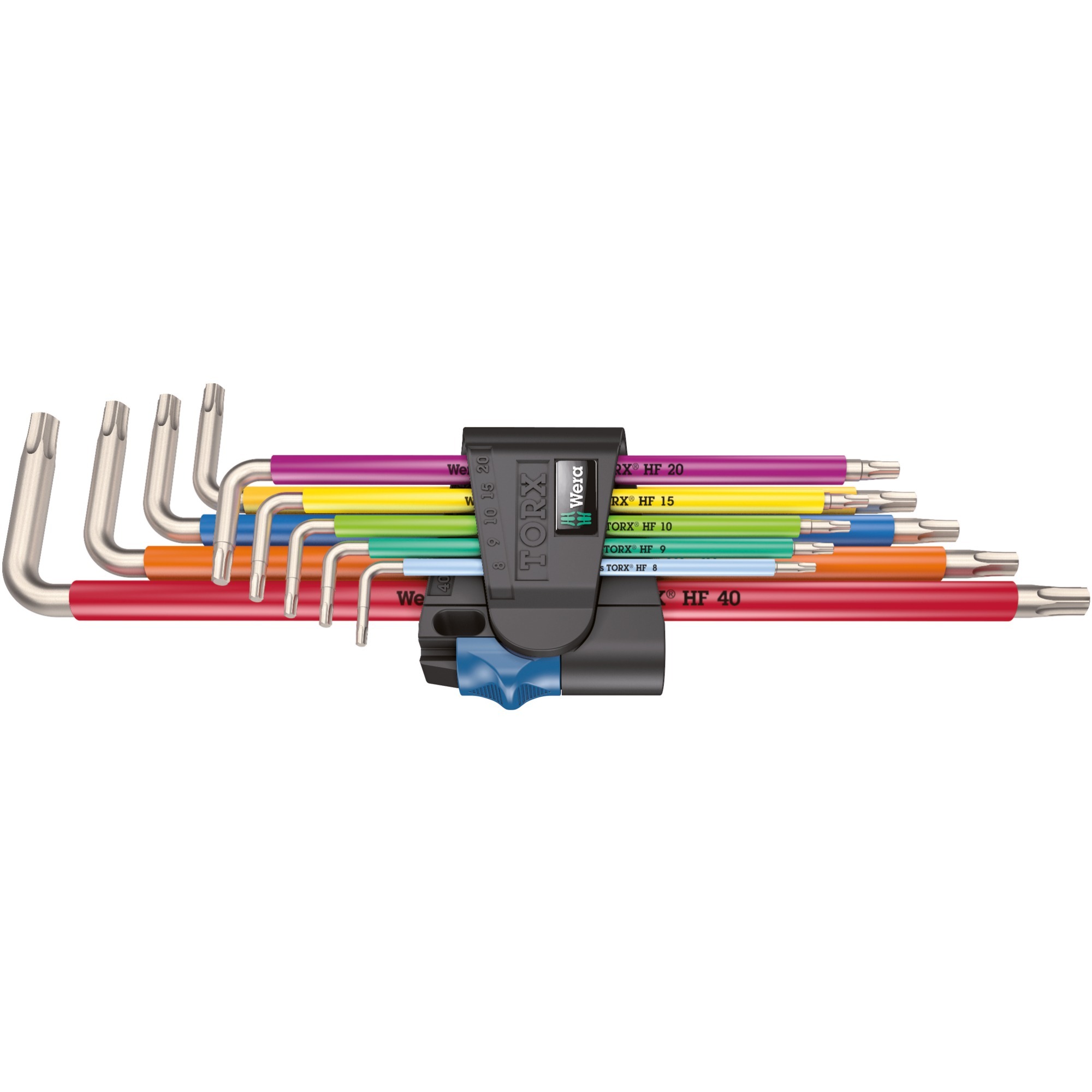 Wera Winkelschlüsselsatz 3967/9 TX SXL Multicolour HF Stainless 1