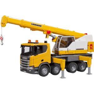 Bruder Scania Super 560R Liebherr Kran-LKW mit Light & Sound Modul