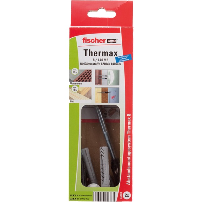 Fischer Abstandsmontagesystem THERMAX 8/140 M6 B
