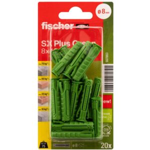 Fischer Dübel SX Plus Green 8x40 K