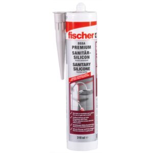 Fischer Sanitärsilicon DSSA SAG 310ml sanitärgrau