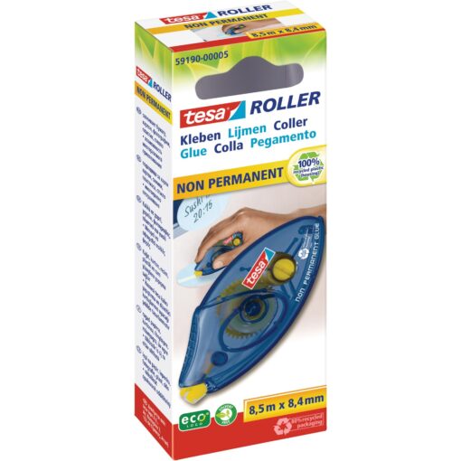 Tesa Kleberoller non Permanent ecoLogo Einwegroller